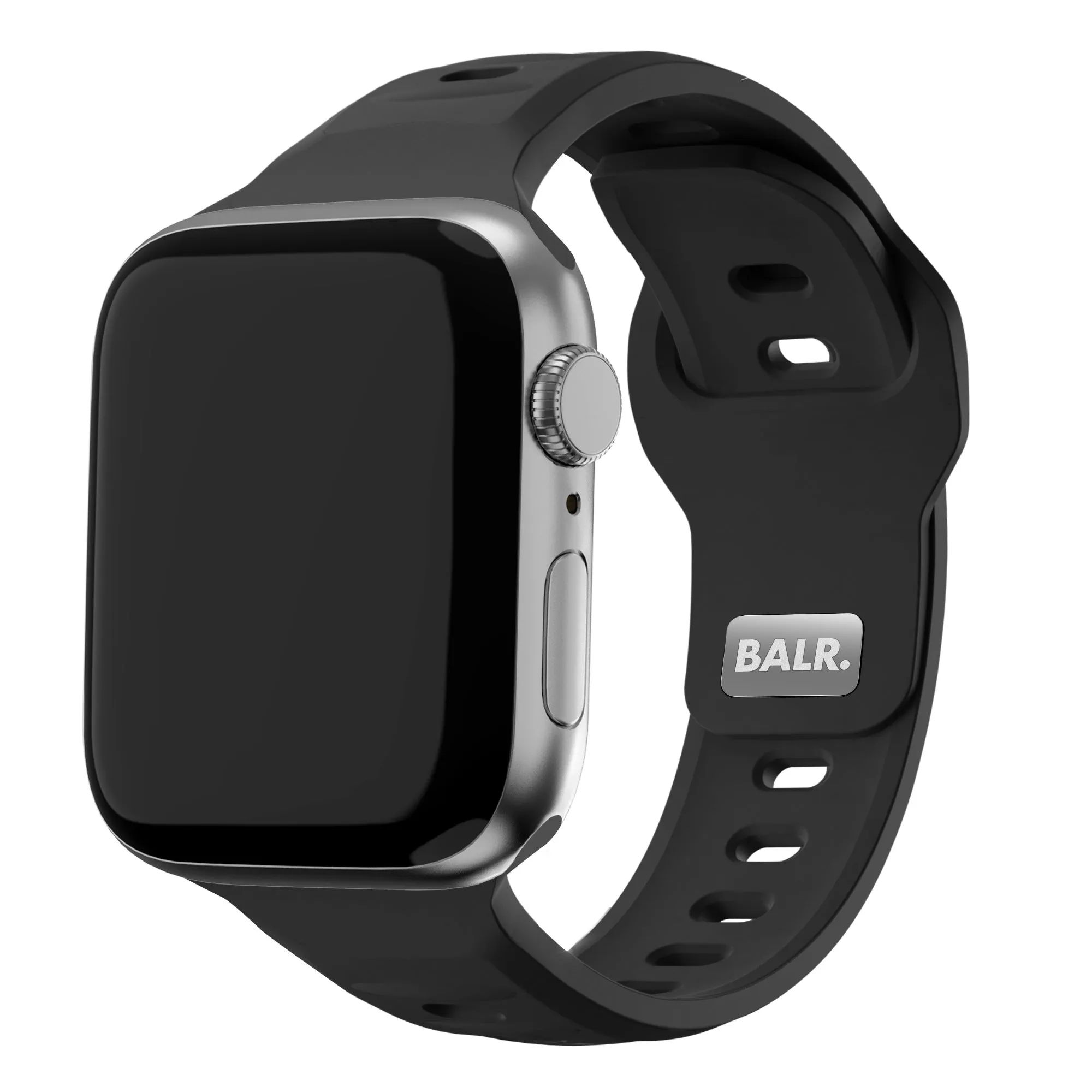 BALR. Apple Watch Outdoor Silicone Strap (Black) Versatile Design