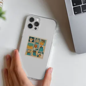 Aesthetic Floral Girl Printed Silicone case Shock Layer