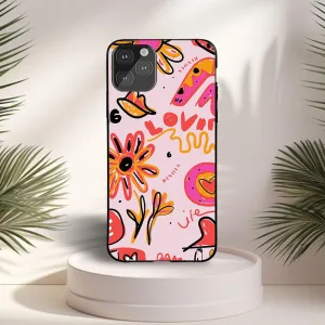 Aesthetic Love Case Minimal Edge Design