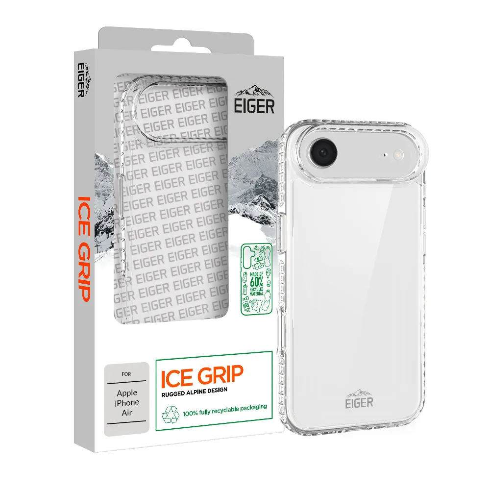 Vivid Detail Eiger Ice Grip Case GRS for Apple iPhone Air in Clear