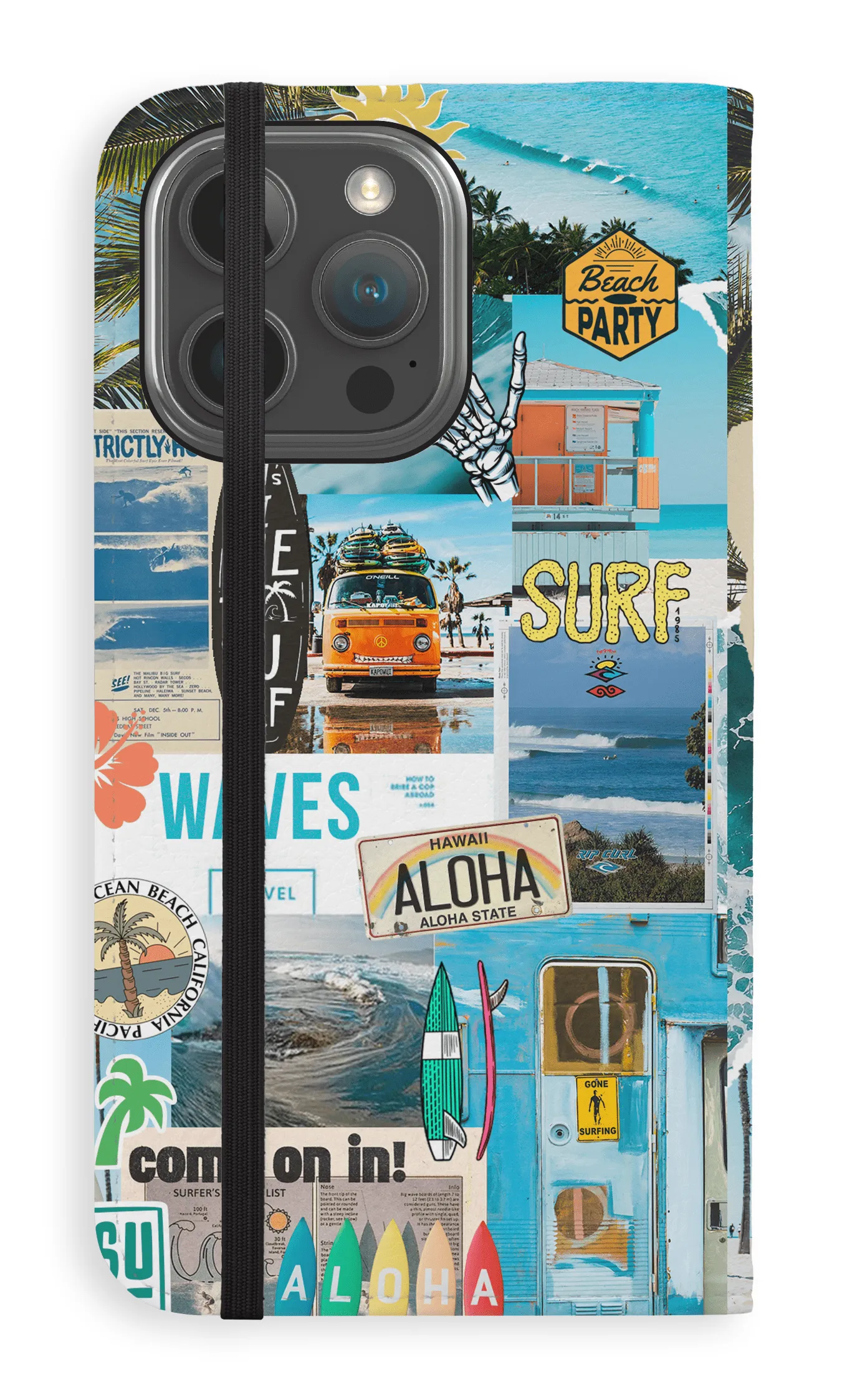 Portable Accessory Hand Friendly Aloha Folio Case