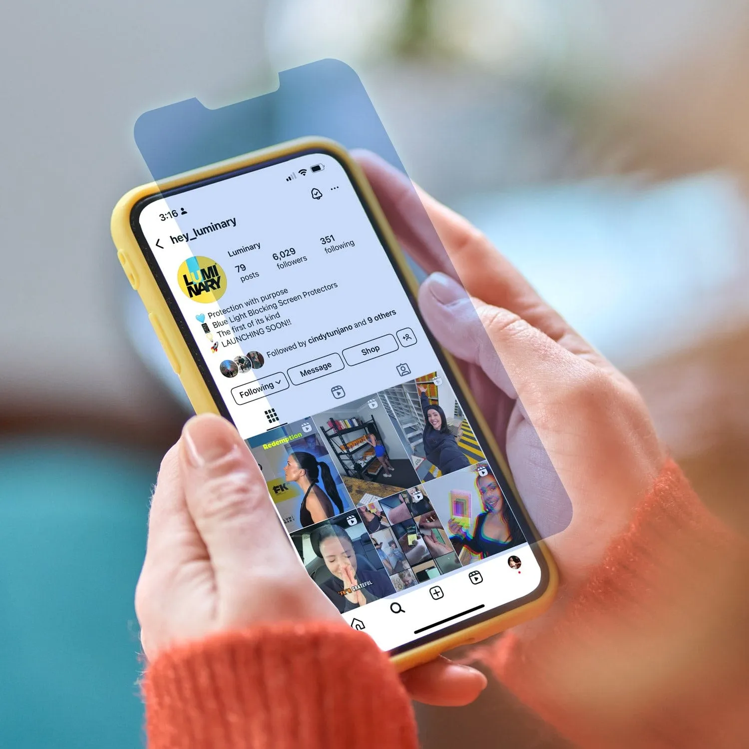 Professional Device Guard portable protection film Anti-Blue Light Screen Protector for iPhone