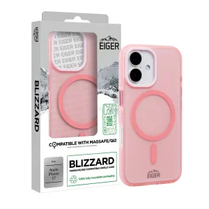 Eiger Blizzard Magsafe Case GRS for Apple iPhone 17 in Pink Matte Look Design