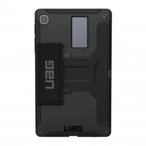 Premium Detail Finish Samsung Galaxy Tab A7 Lite UAG Scout w/Kickstand and Handstrap Series Case - Black