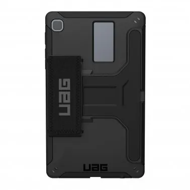 Premium Detail Finish Samsung Galaxy Tab A7 Lite UAG Scout w/Kickstand and Handstrap Series Case - Black
