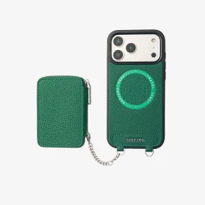 Lunar Silver Series- MagSafe Compatible Zipper Wallet Case Student Friendly