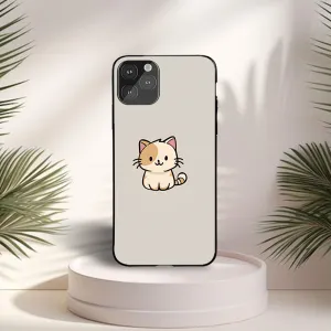 Luxury Surface Layer Mini Cat Printed Protective Case