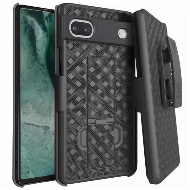 Google Pixel 8 Belt Clip Holster Phone Case Protective Shell Design