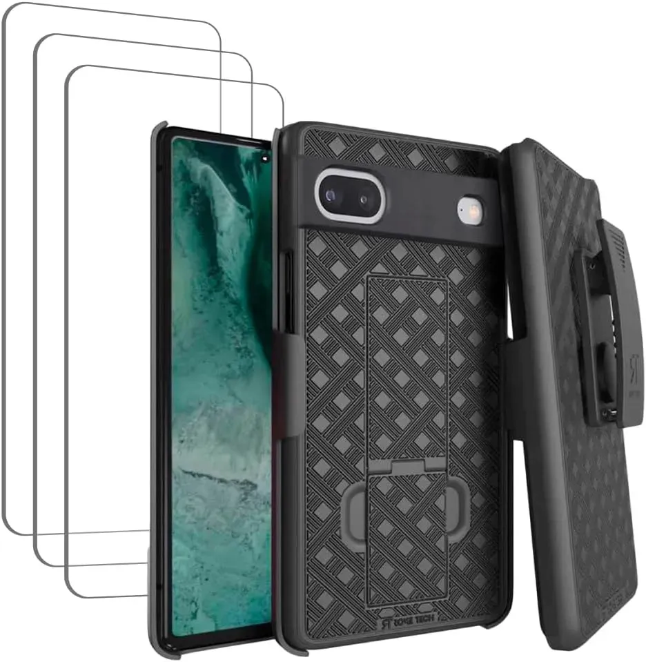 Portable Accessory Outdoor Travel Google Pixel 8 Belt Clip Holster Phone Case