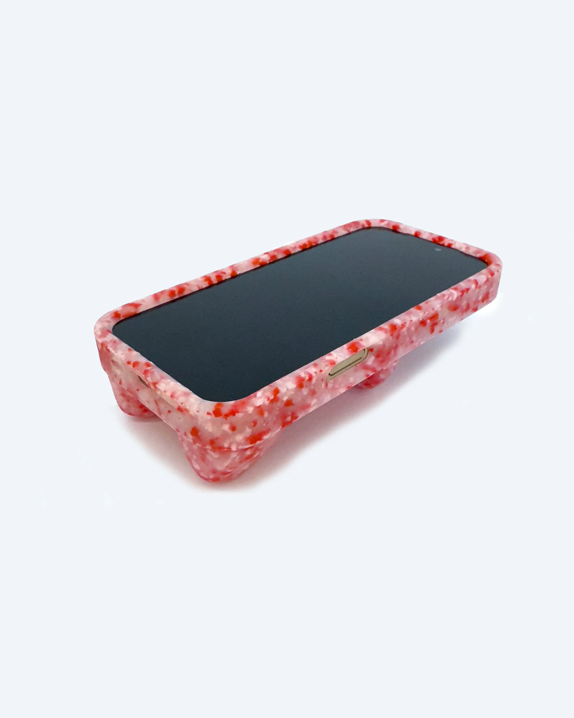 Premium Texture Design Universal Fit Ishi Phone Case in Recycled Strawberry Shortcake