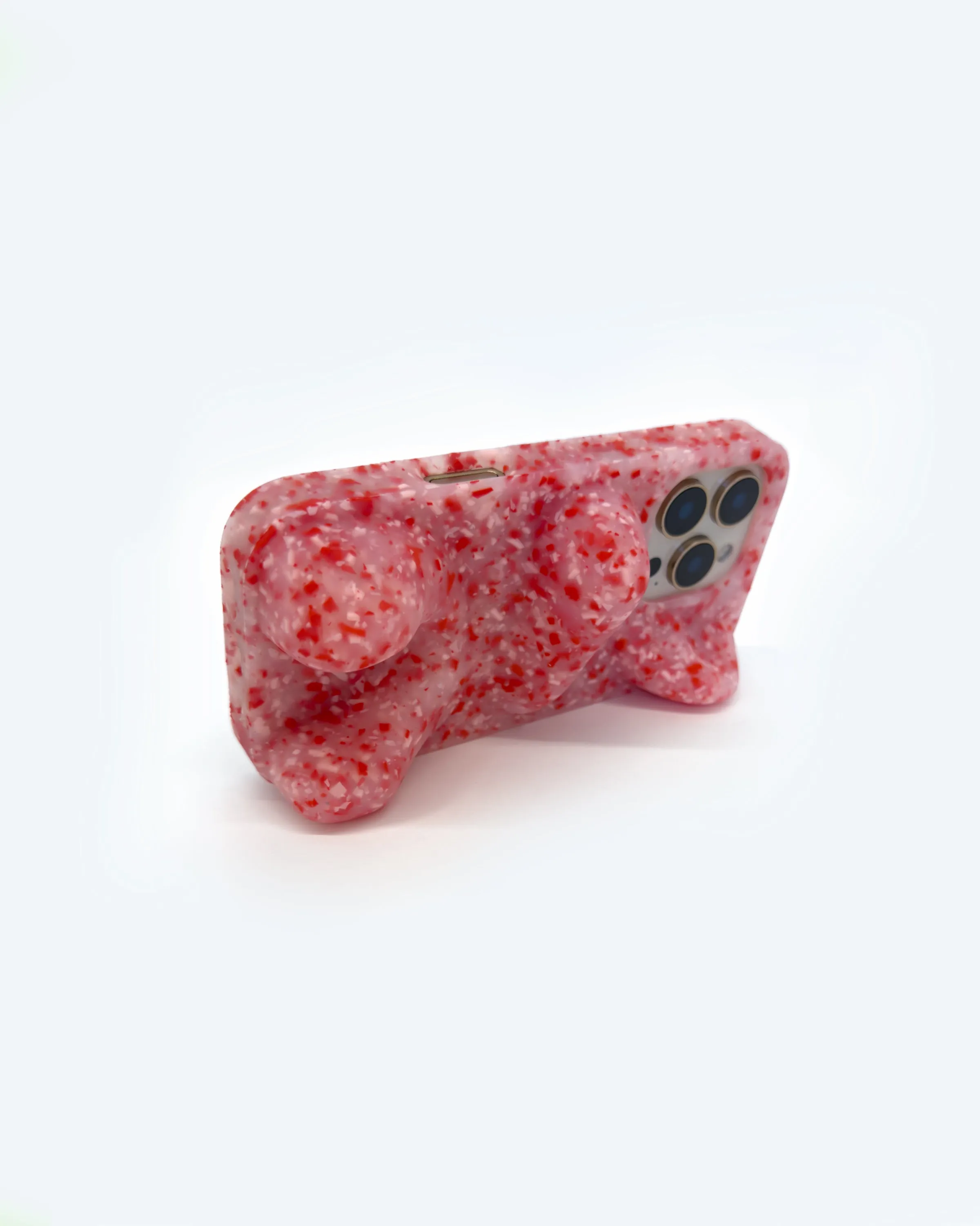 Ishi Phone Case in Recycled Strawberry Shortcake Rugged Texture Design hybrid design