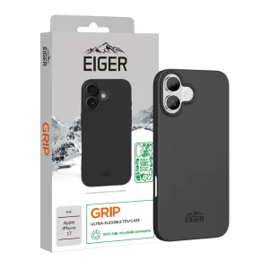 Smooth Detail Eiger Grip Case GRS for Apple iPhone 17 in Black
