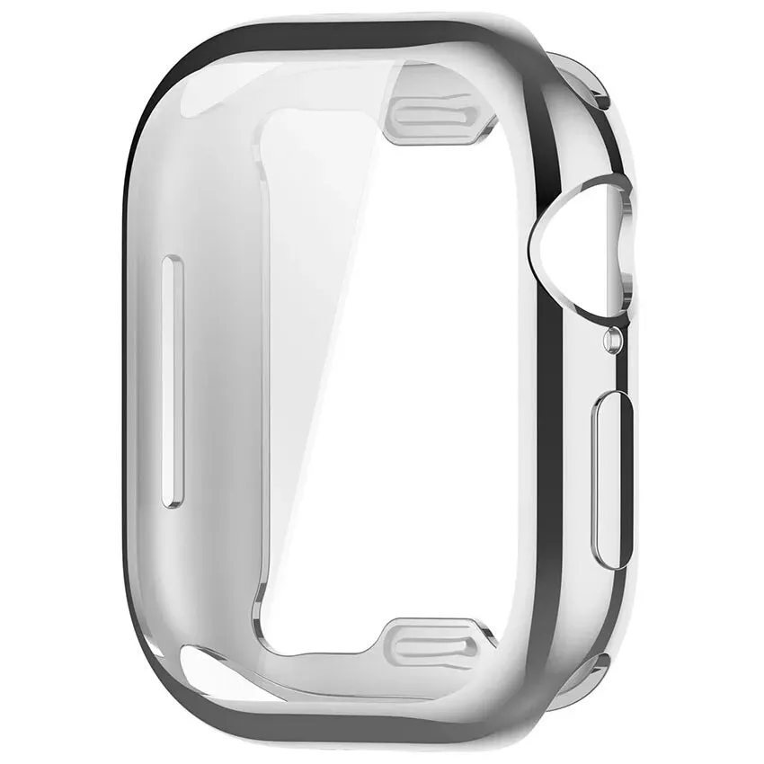 Corner Guard Apple Watch 10 TPU Case (Silver)
