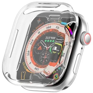 Apple Watch 10 TPU Case (Transparent) Rugged Armor Covering Luxury Shielding