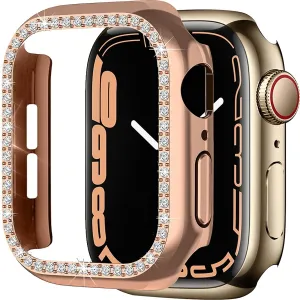 Apple Watch 7 Diamond PC Hard Case 45mm (Rose Gold) Yoga use Durable Shell