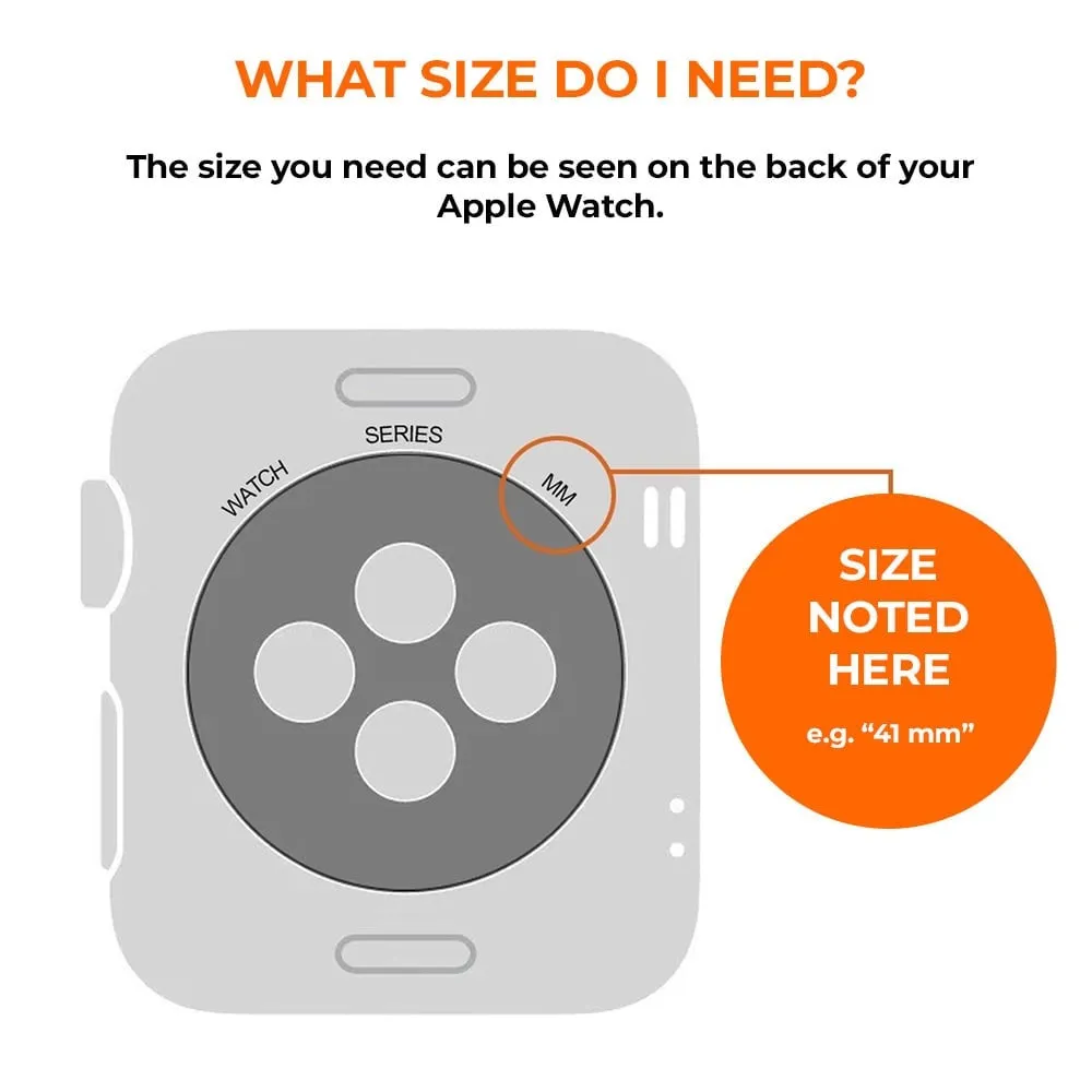 Apple Watch Canvas Strap (Black/Grey) Active Daily Comfort