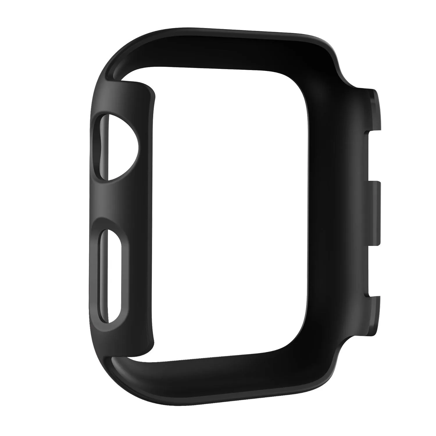 Shockproof Screen Safety Apple Watch Hardcase with Glass (Black)