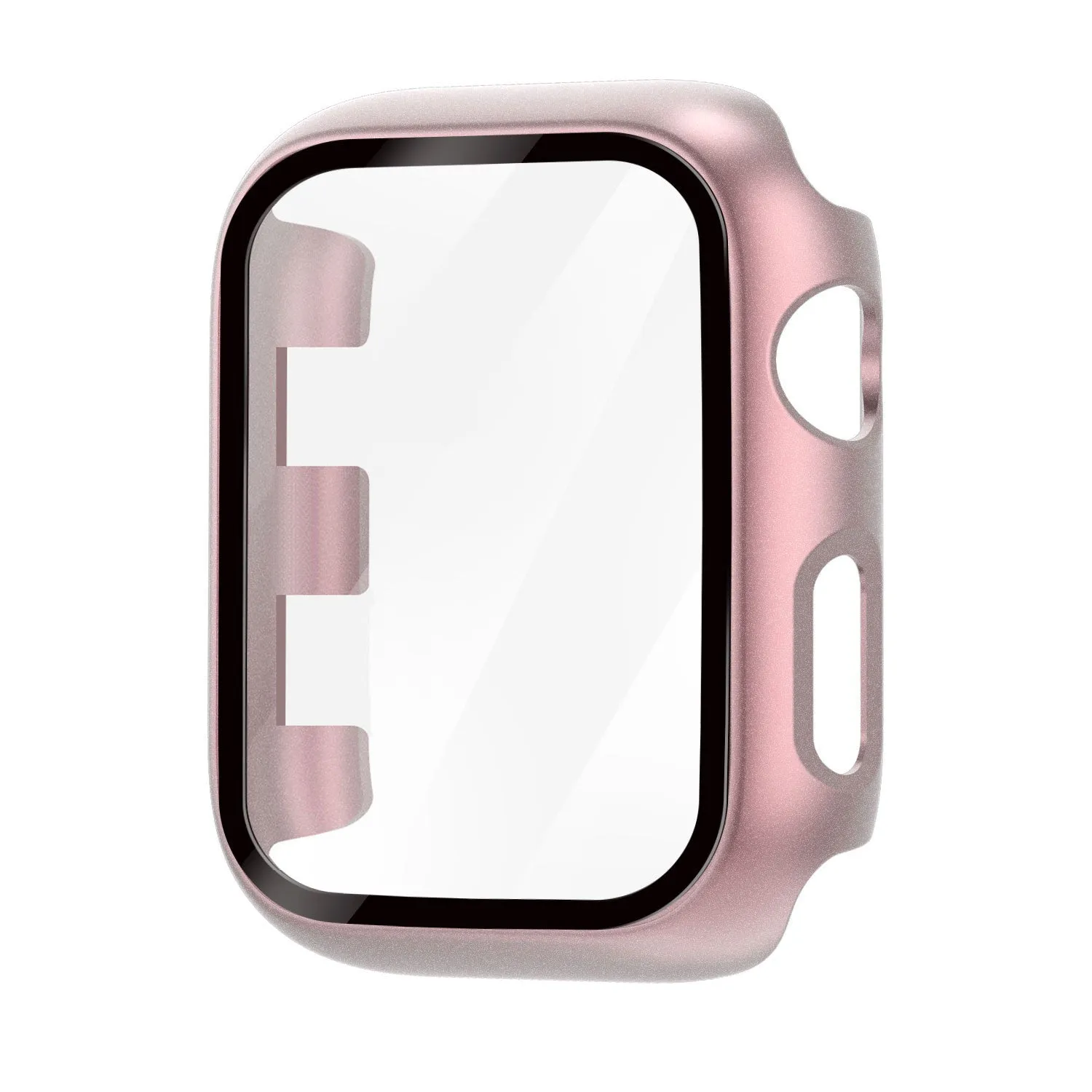 Impact Resistant Apple Watch Hardcase with Glass (Rose Pink)