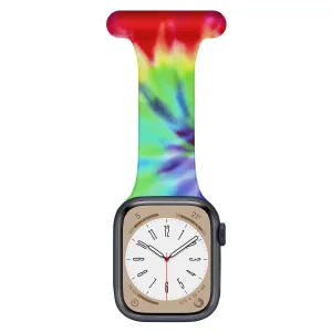 Apple Watch Nurse Fob (Tie-Dye) Strong Closure