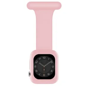Apple Watch Nurse Fob with Protective Case (Pink) Breathable Fit Stylish Texture