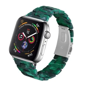Universal Accessory Fit Elegant Modern Appeal Apple Watch Resin Strap (Green)