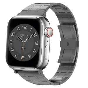 Apple Watch Royal Steel Strap (Black) Comfort Everyday Wear Elegant Comfort