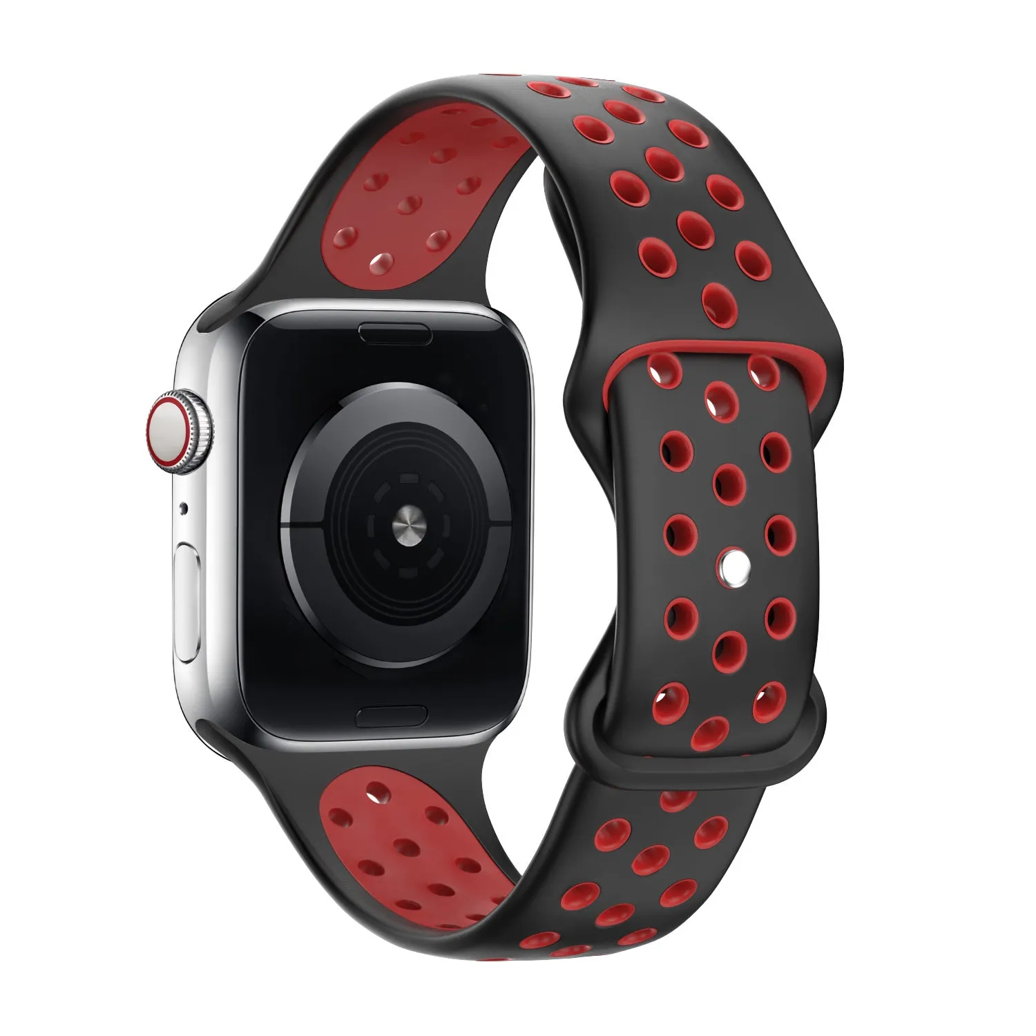 Apple Watch Sport Strap Classic (Black/Red) Everyday Utility