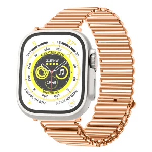 Apple Watch Steel Loop Strap (Rose Gold) Soft Comfort Option Luxury Durable Design