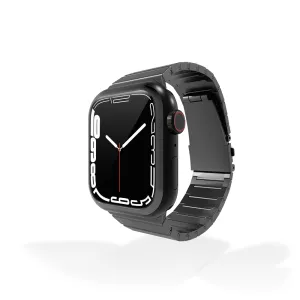 Apple Watch Titanium Strap Deluxe (Dark Grey) Luxury Everyday Look Sporty Accessory