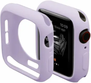 Full Coverage Rugged Armor Covering Apple Watch TPU Case (Lilac)