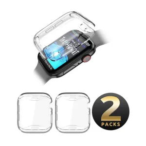 Apple Watch TPU Clear Case - 2 Pack (40mm)-Clear Running Shell