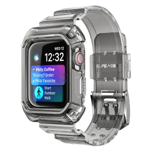 Apple Watch UB Pro Wristband Case (44mm/45mm)-Clear Luxury Armor Cover