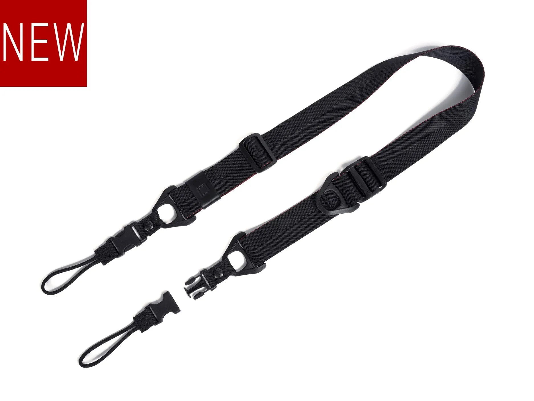 Non Slip Work Gear ARTISAN & ARTIST ACAM-38 Wide Easy Slider Neck Camera Strap with Tape Attachment