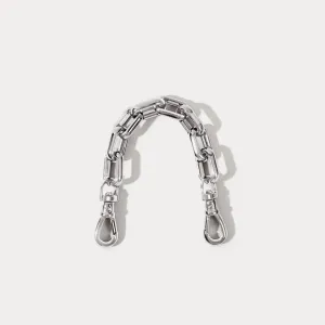 Comfort Strap Crafted Astrid Wristlet - Black/Silver