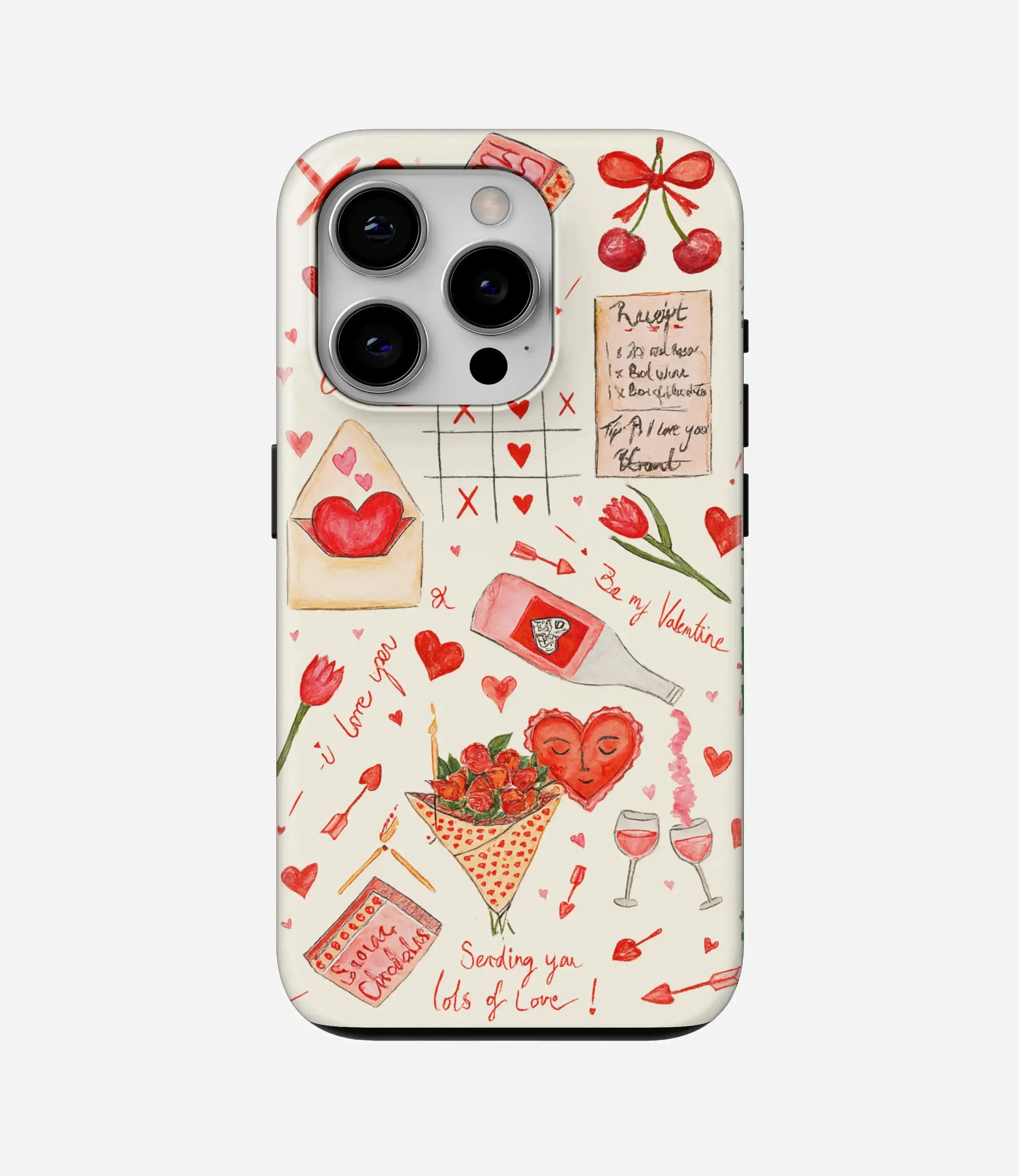 Soft Edge Look Be My Valentine Glossy Armoured Case