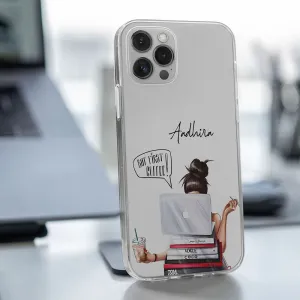 Bibliophile Transparent Silicone case Flexible Build Form Modern Texture Look