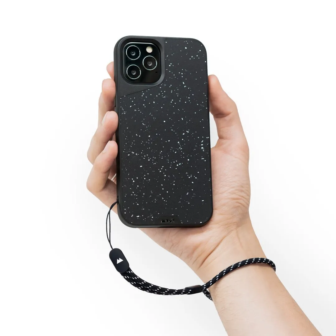 Durable Material Black & White Wrist Strap