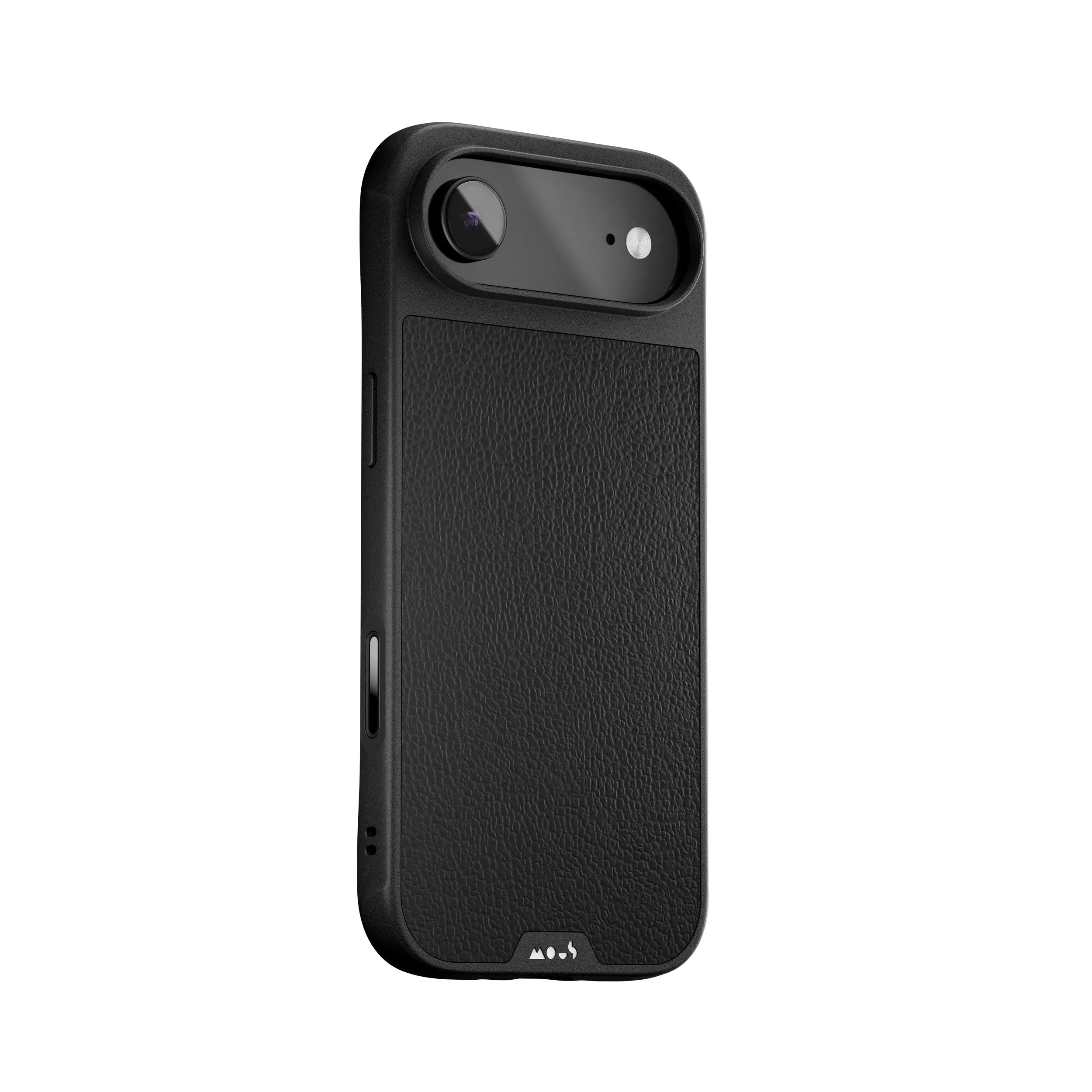 Black Leather Protective Phone Case - Limitless Hand Feel