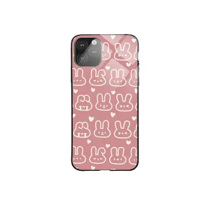 Stylish Edge Modern Function Bunny Hearts Printed Designer Protective Case