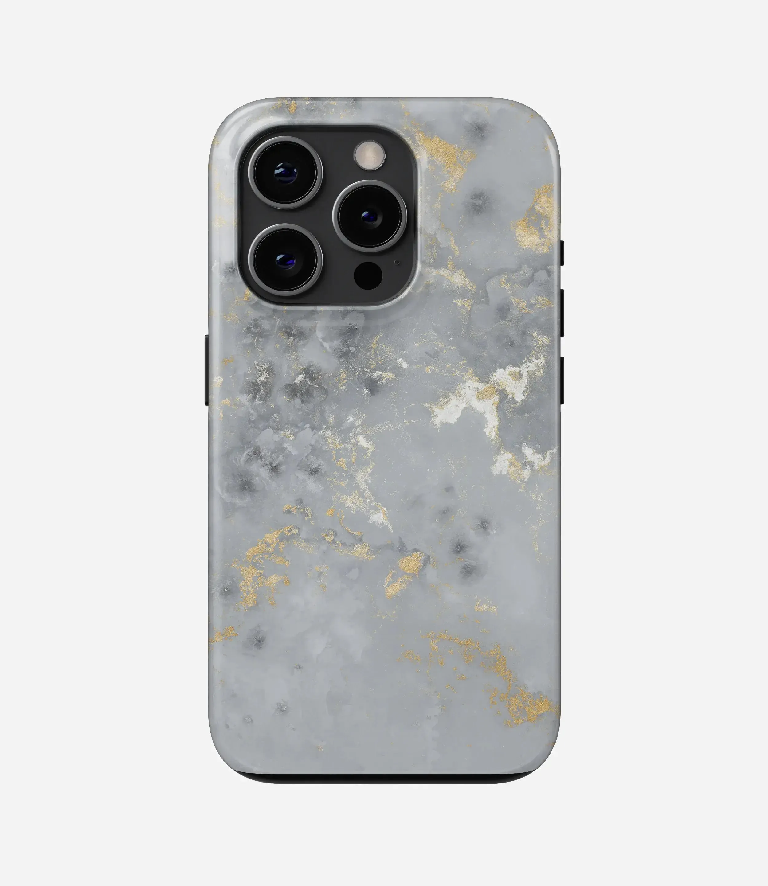 Shock Cushion Protective Build Texture Frosted Gold Vein Glossy Armoured Case