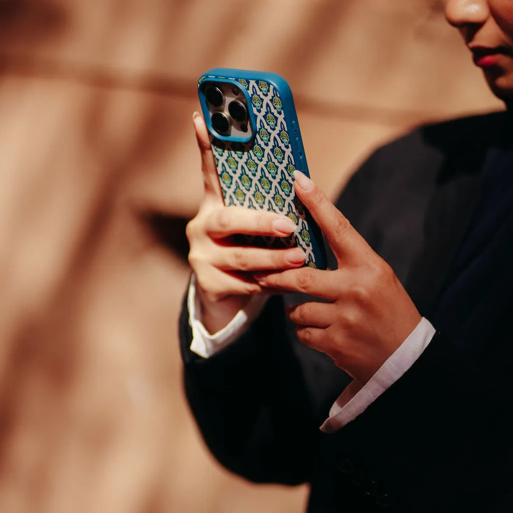 Stylish frame Casablanca Moroccan Tiles iPhone Case