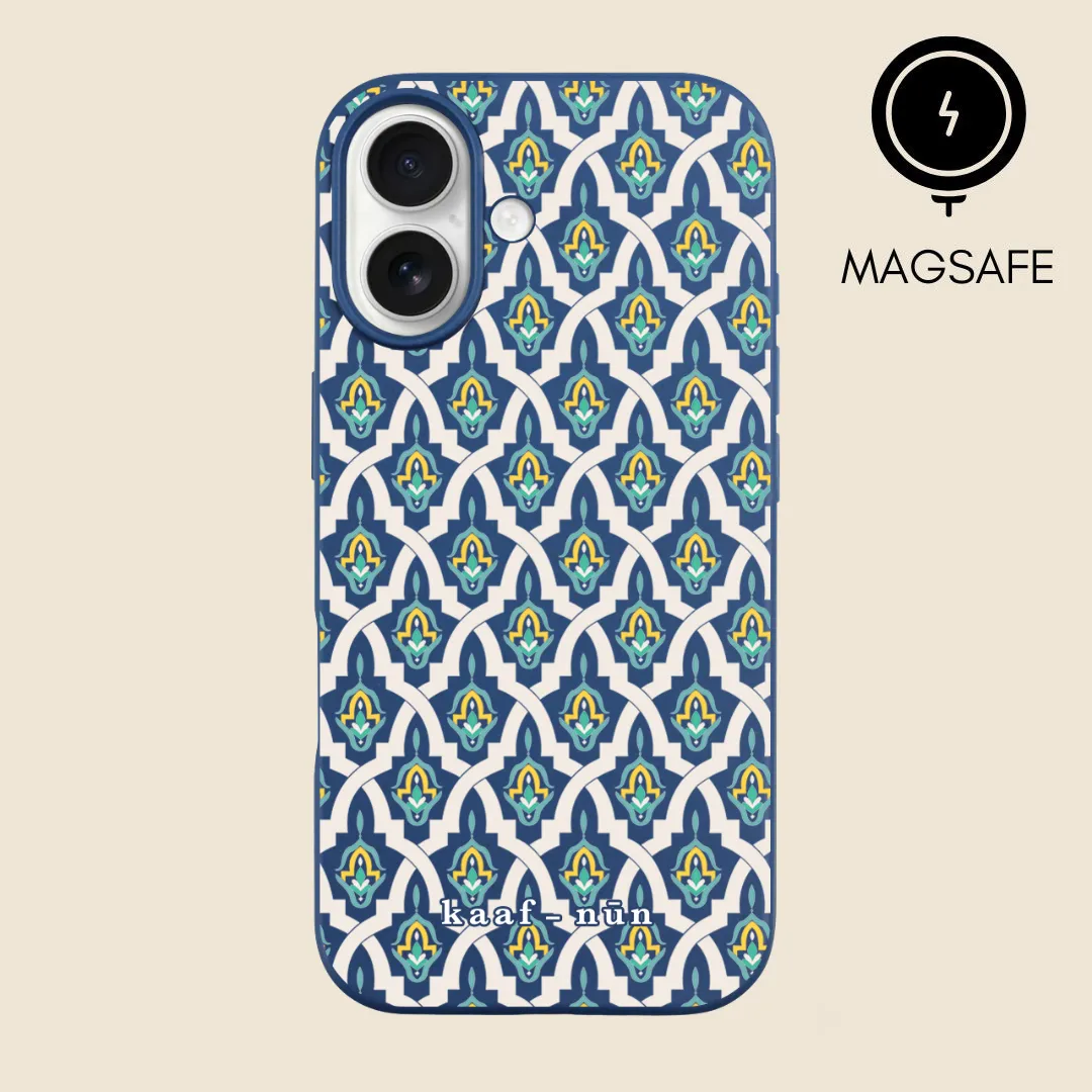 daily protection Classic Finish Casablanca Moroccan Tiles MagSafe iPhone Case