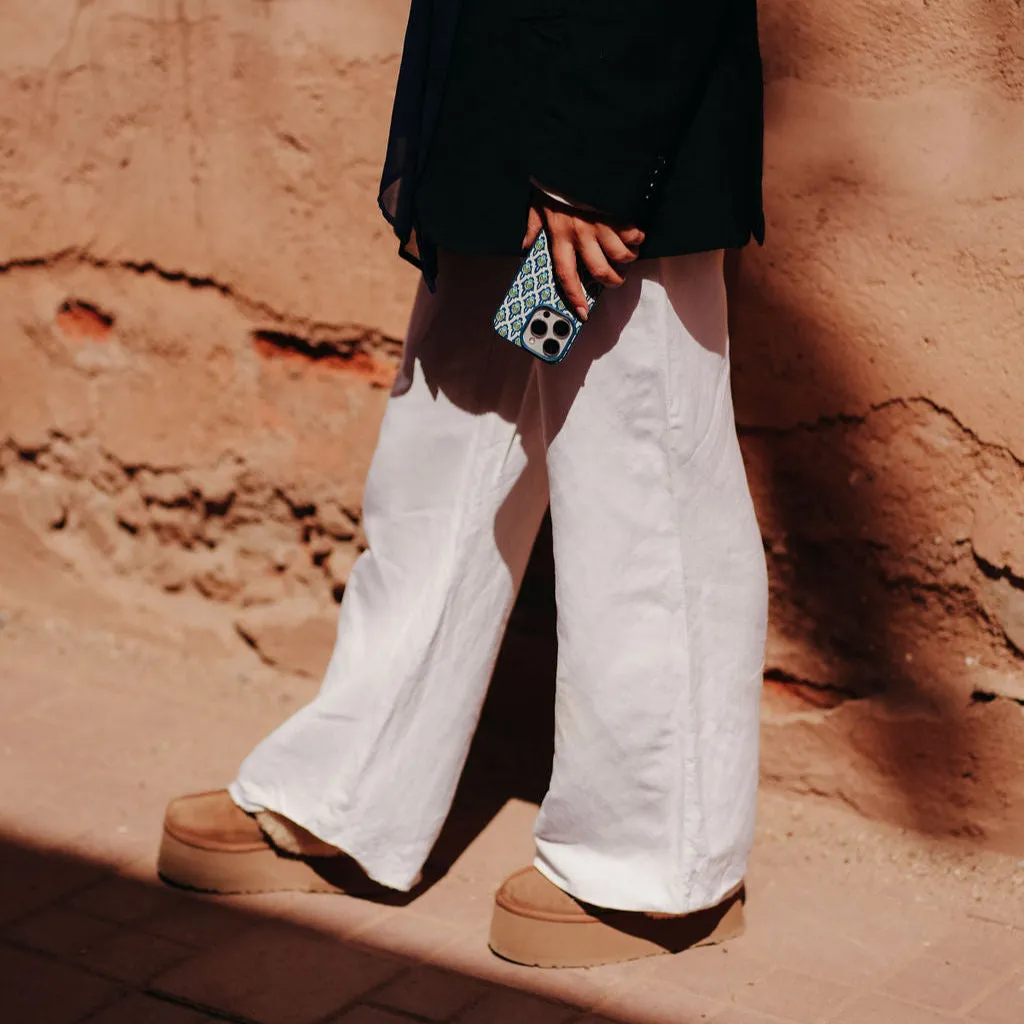 Casablanca Moroccan Tiles Samsung Phone Case Matte Texture Design Elegant Look