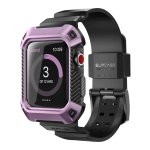 Slim Protection Shield Flexible Armor Apple Watch UB Pro Wristband Case (38mm)-Purple