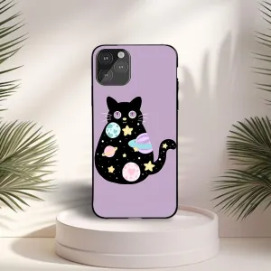 Cat Universe Printed Protective Case Smooth Look