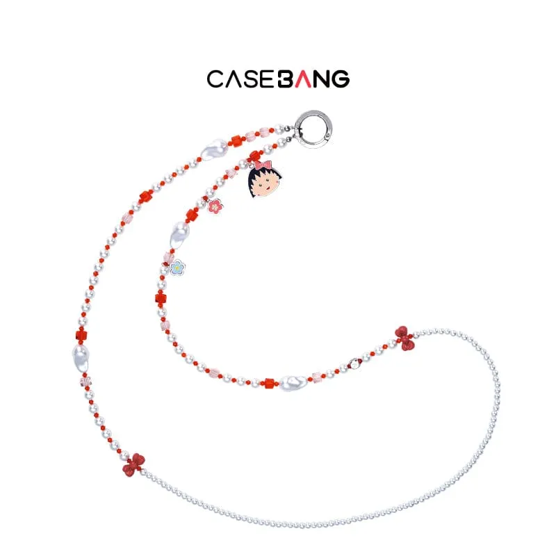 Chibi Maruko-chan Cross-body Charm school use Locking Mechanism Gear