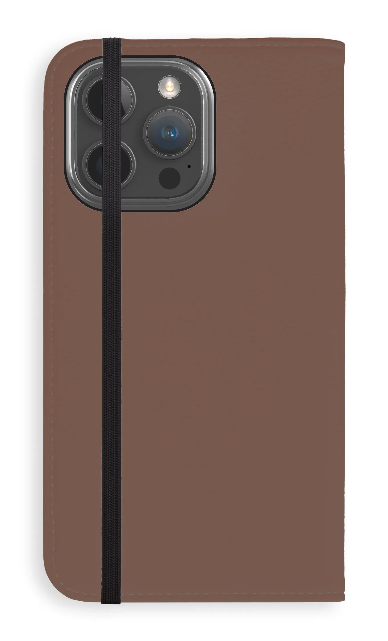 Premium Texture Layer Elegant Pattern Chocolate Folio Case