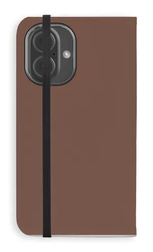 Matte Surface Chocolate Folio Case