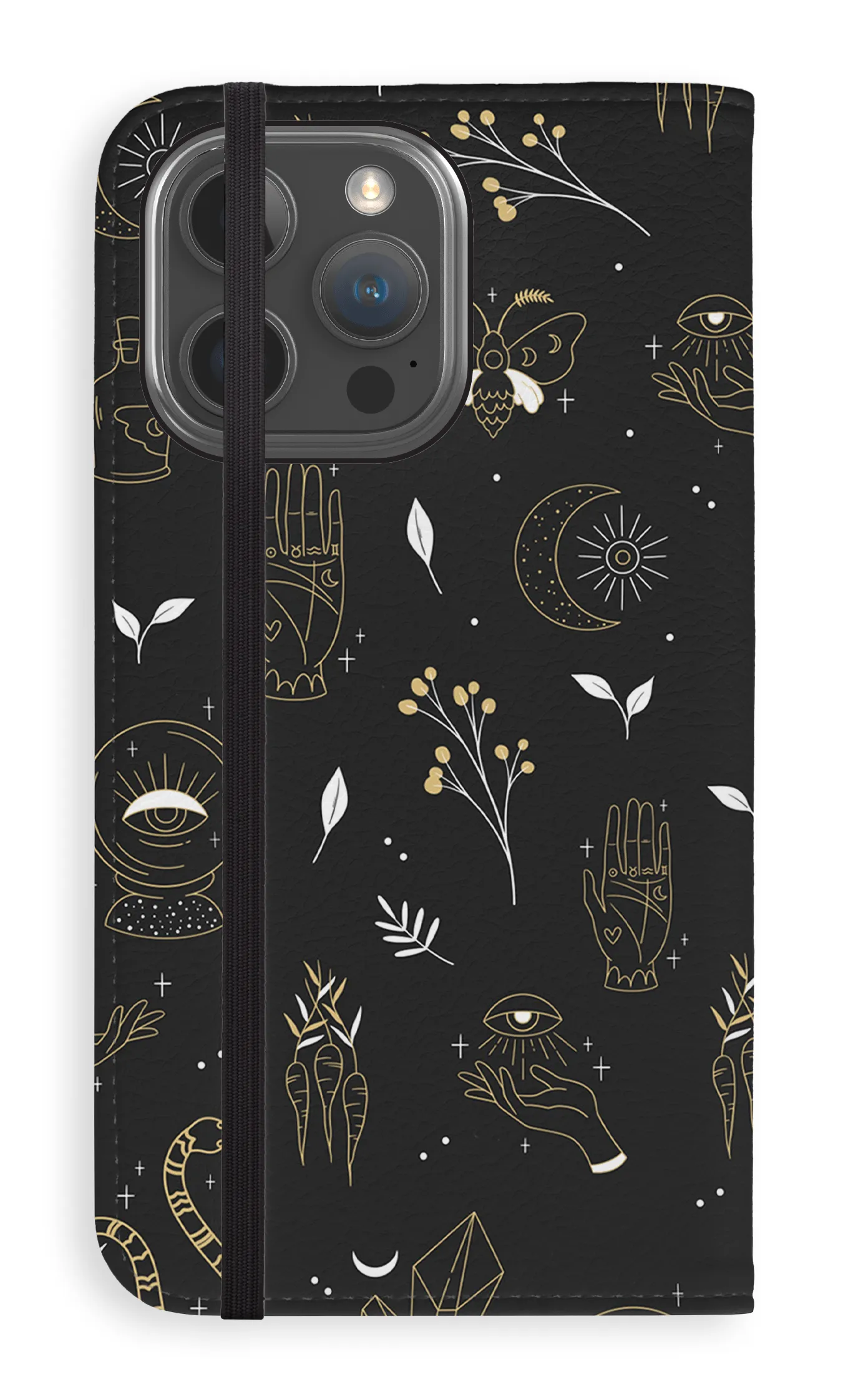 Premium Edge Design Crystal Folio Case