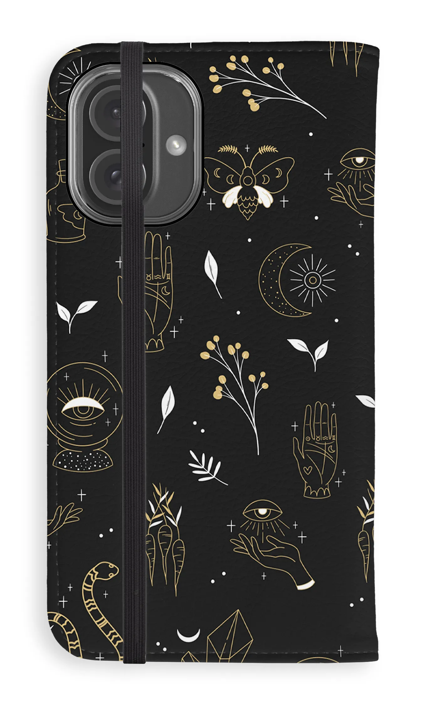 Crystal Folio Case Color Pattern Polished Edge